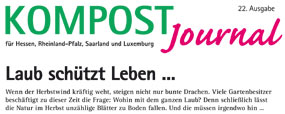 Kompost Journal | Herbst 2015 - Ausgabe Nr. 22