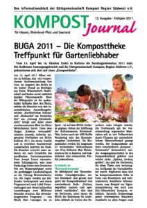 Kompost Journal | Frühjahr 2011 - Ausgabe Nr. 13