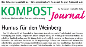 Kompost Journal | Herbst 2011 - Ausgabe Nr. 14